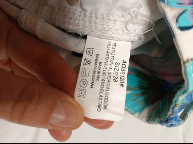 Pantalones estampados algodón