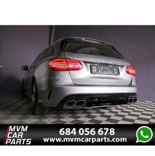 Difusor de paragolpes trasero para Mercedes Clase