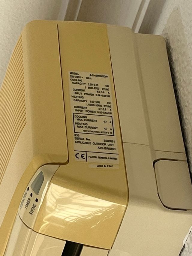 Aire acondicionado split General 