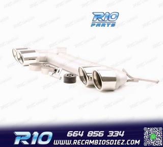 ESCAPE CON COLAS BMW F30 F31 11-18 LOOK M DOBLE