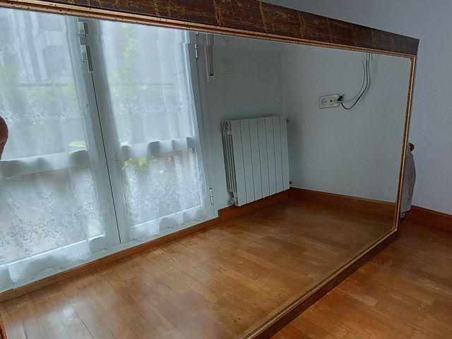 Espejo grande marrón dorado para Salón-Hall 