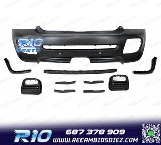 PARAGOLPES TRASERO MINI R56 R57 R58 07-13 LOOK JCW