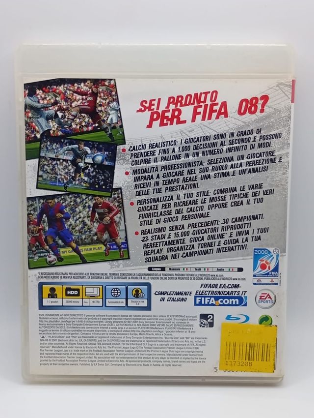 🇮🇹 FIFA 08 PS3 - Gioco EA Sports
