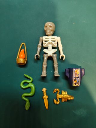 Scheletro Playmobil + Accessori Egizi