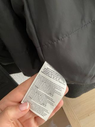 Chaqueta bomber Vans negra
