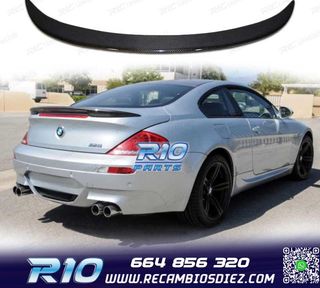 ALERÓN SPOILER BMW E63 03-10 CARBONO