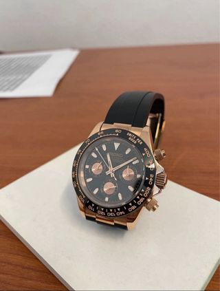 Reloj Seiko Cronógrafo - Dorado y Negro
