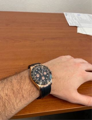 Reloj Seiko Cronógrafo - Dorado y Negro
