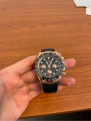 Reloj Seiko Cronógrafo - Dorado y Negro