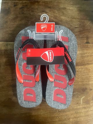 Infradito Ducati - Colore Grigio/Rosso