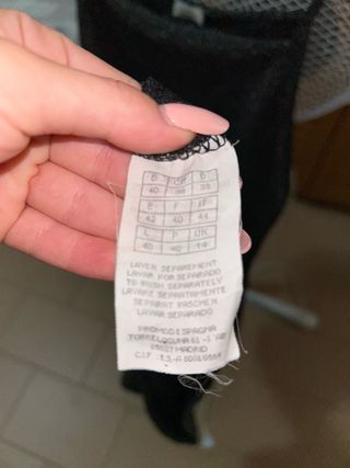 Vestito glitterato nero e argento