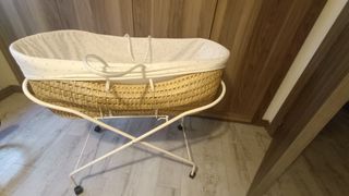 Cuna mimbre bebé - Cesta moisés
