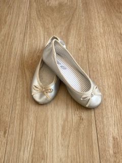 Bailarinas plata niña talla 30