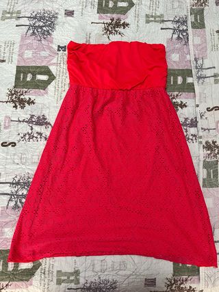 Vestido rosa fucsia- Talla única