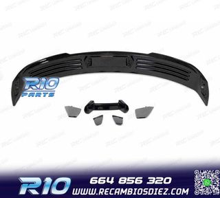 ALERON SPOILER FORD MUSTANG 15-19 LOOK GT500 NEGRO BRILLO
