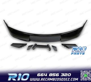 ALERON SPOILER FORD MUSTANG 15-19 LOOK GT500 NEGRO BRILLO