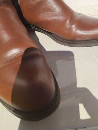 Botas Marrón Piel - Caña Alta