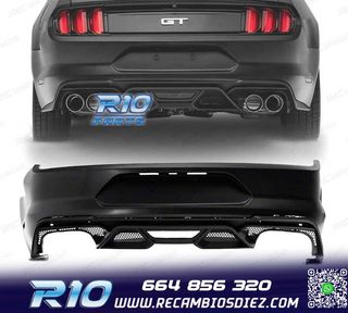 PARAGOLPES TRASERO FORD MUSTANG 15-17 LOOK GT500