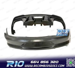 PARAGOLPES TRASERO FORD MUSTANG 15-17 LOOK GT500