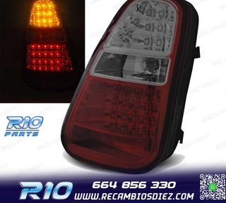 PILOTOS MINI COOPER R50 R52 R53 04-06 LED ROJO AHUMADO