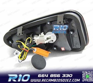 PILOTOS MINI COOPER R50 R52 R53 04-06 LED ROJO AHUMADO