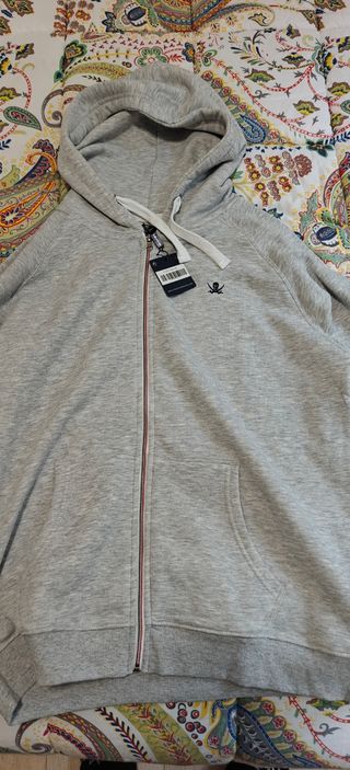 Sudadera con capucha Time of Bocha Gris