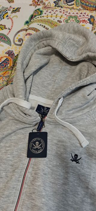 Sudadera con capucha Time of Bocha Gris