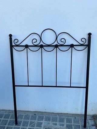 Cabecero cama forja negro