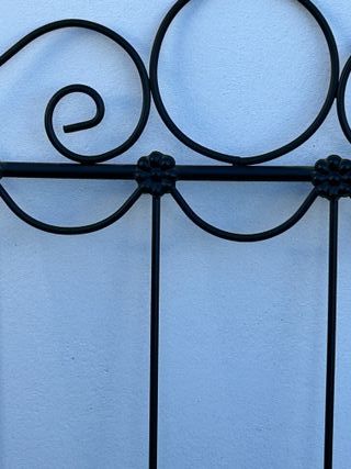 Cabecero cama forja negro