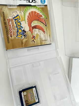 Pokémon HeartGold - Nintendo DS oro PAL + figura