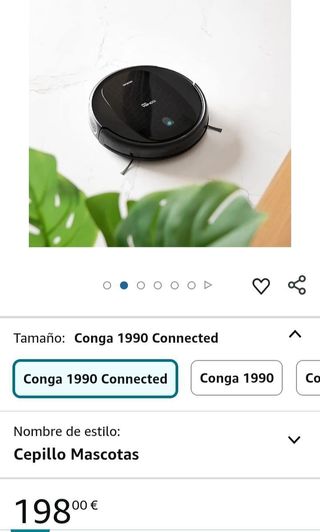 Cecotec Robot Aspirador y Fregasuelos Conga
