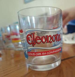 Bicchieri con nome vintage anno 2003