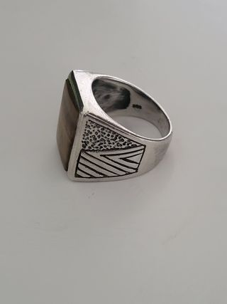 Anillo plata 925 ojo de tigre
