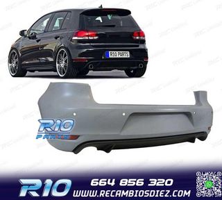PARAGOLPES TRASERO VOLKSWAGEN VW GOLF 6 08- LOOK GTI PDC