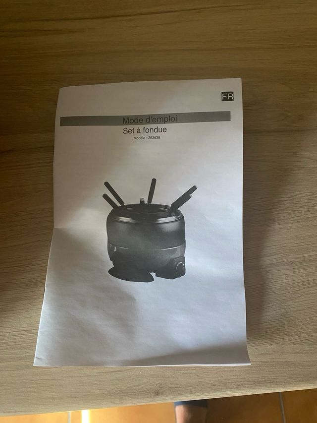 Fondue eléctrica 800W - Nueva