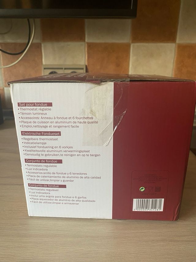 Fondue eléctrica 800W - Nueva