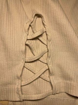 Top blanco - crop top