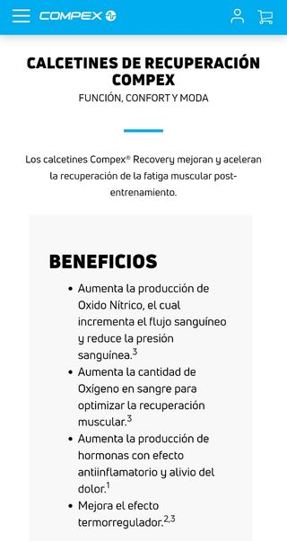 Calcetines de recuperación Compex Recovery