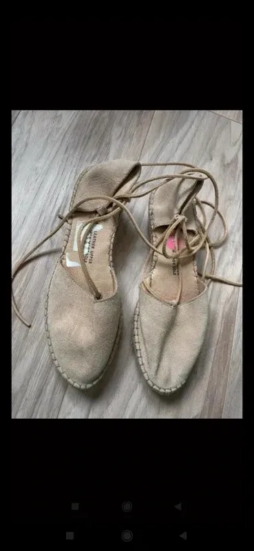 Alpargatas beige Fabiola 38