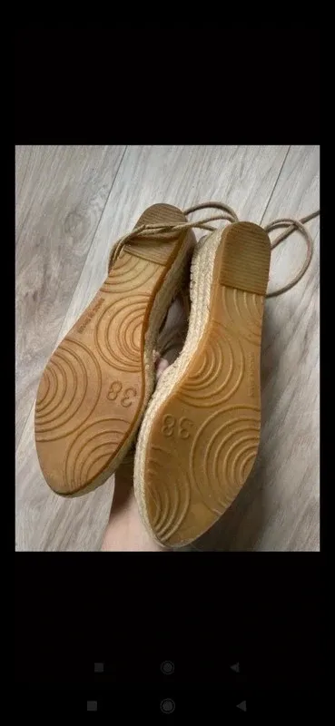 Alpargatas beige Fabiola 38