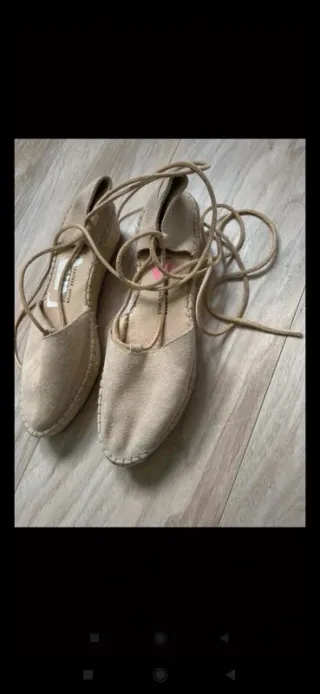 Alpargatas beige Fabiola 38