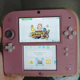 Nintendo 2DS Rosa console portatile completa