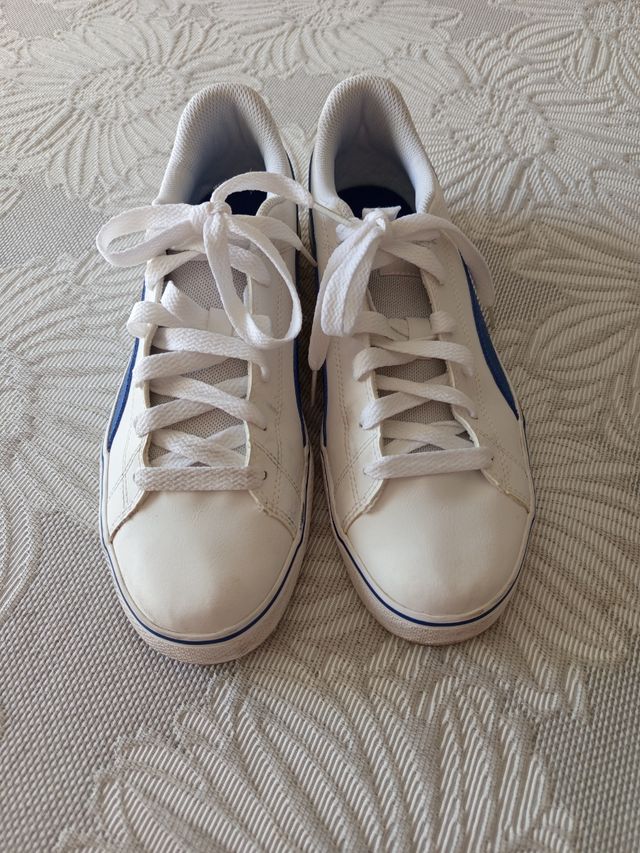 Zapatillas Puma blancas-azules