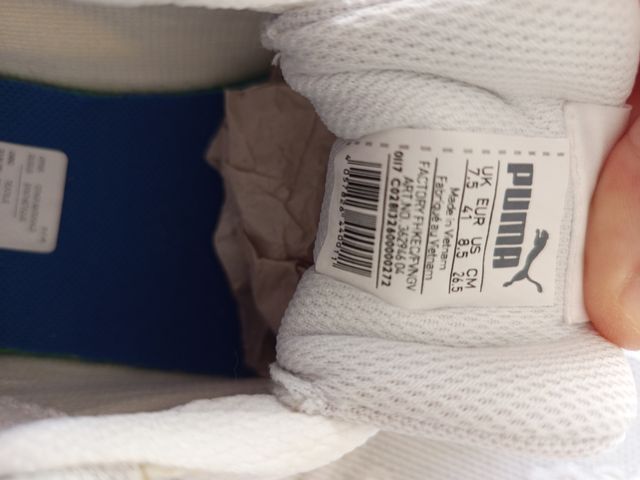 Zapatillas Puma blancas-azules