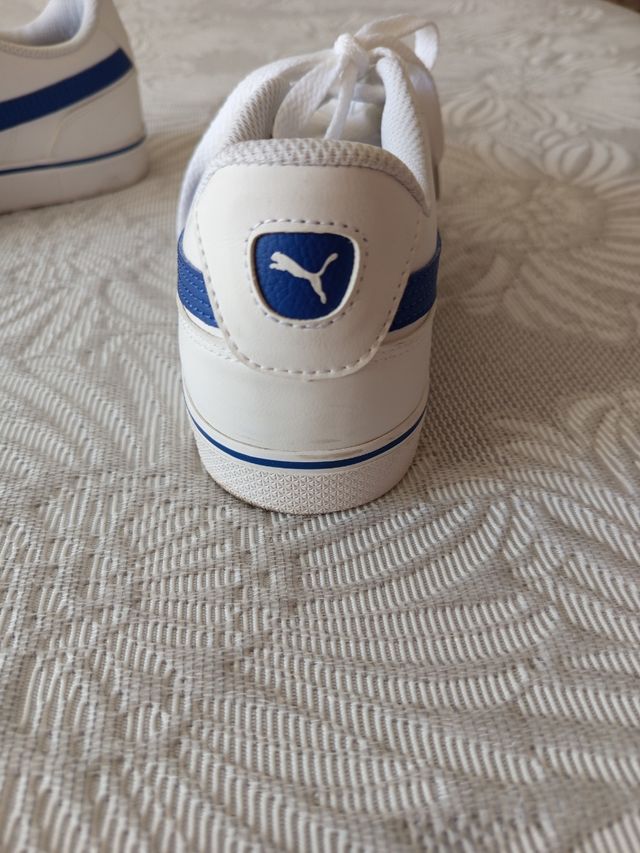 Zapatillas Puma blancas-azules