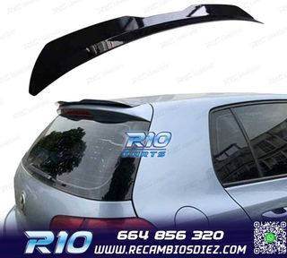 ALERON SPOILER VOLKSWAGEN VW GOLF 6 7 GTI GTD R 09-20 NEGRO 