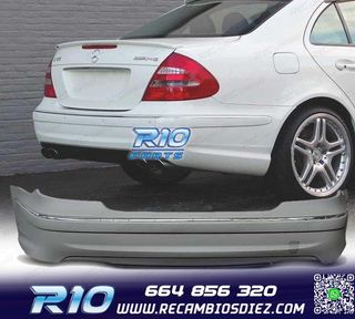 PARAGOLPES TRASERO MERCEDES W211 02-06 LOOK AMG