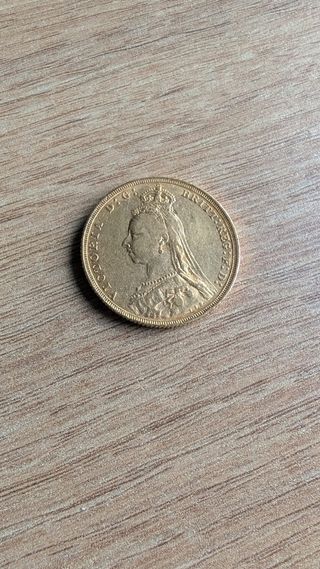 Moneda 1 Soberano Oro 1888