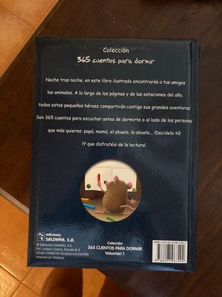 Libro 365 cuentos para dormir Volumen 1