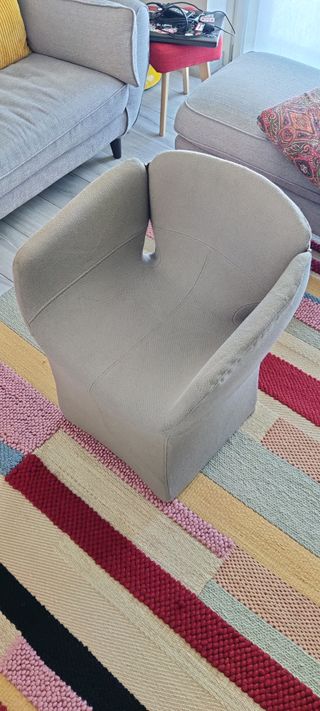 Poltrona Moroso Bloomy Grigia